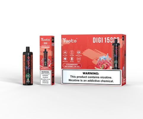 Yuoto DIGI 15000 Puffs Daul Mesh Coil Vape Regolabile flusso d'aria