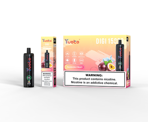 Yuoto DIGI 15000 Puffs YUOTO Disposable Vape Double Mesh Coil Due modalità