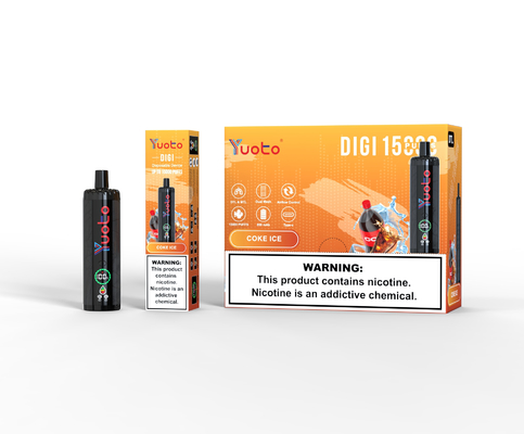Yuoto DIGI 15000 Puffs YUOTO Disposable Vape Double Mesh Coil Due modalità