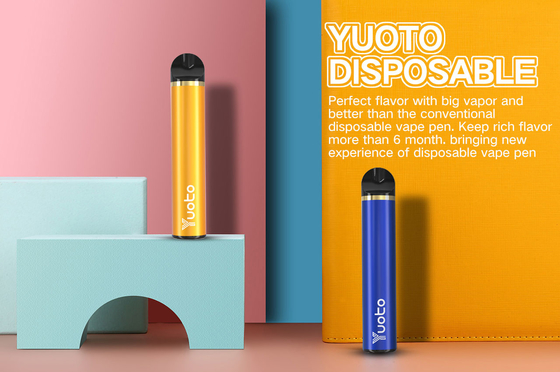 Yuoto popolare Vape con il sale di alta qualità Vape eliminabile Yuoto originale del nicotina di 5% 1500 soffi Vape Ecigs