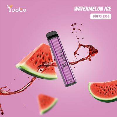100% YUOTO 1200mAh Xxl 2500 soffia succo eliminabile 7.0Ml del NIC 5% E di sapori di Vape 23