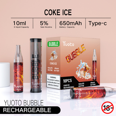 Tipo bolle addebitabili di C Yuoto, 4500puff Dispossble Ecigratetes Vape