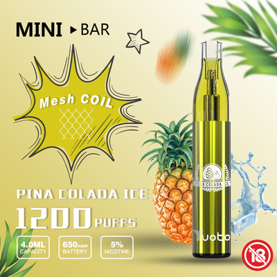 Il ODM 1200 soffia Vape, 5 il vapore del sale che del nicotina per i Cigs di E fa festa