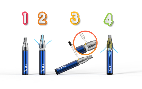 Mini Bar Vape Great Tastes di piccola dimensione 640mah costruito in batteria