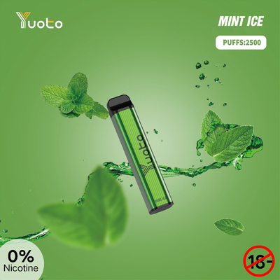 SS304 Yuoto XXL 2500 soffia batteria eliminabile di Vape 1650mAh per si rilassa il soffio Antivari