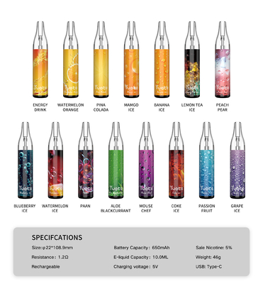 Vape eliminabile ha personalizzato Logo Original China Manufacturers Yuoto 4500 che il soffio splende la sigaretta di E