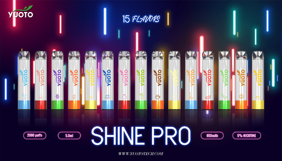 Il LED variopinto Indictor 2000 soffia peso leggero eliminabile di Vape 50g