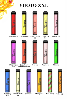 Baccello del vape più caldo dell'uva di sapore di forma del eliquid del xxl 2500puffs 1200mah 7ml di Yuoto di yuoto del yuotovape eliminabile quadrato del vape