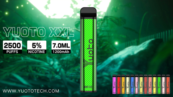 Baccello originale del vape della fabbrica di forma del eliquid del xxl 2500puffs 1200mah 7ml di Yuoto di yuoto del yuotovape eliminabile quadrato del vape in porcellana