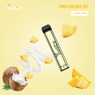 Baccello originale del vape della fabbrica di forma del eliquid del xxl 2500puffs 1200mah 7ml di Yuoto di yuoto del yuotovape eliminabile quadrato del vape in porcellana