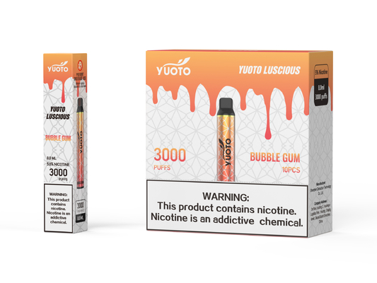 Baccello originale del vape della fabbrica 3000puffs 1350mah 8ml del eliquid di Yuoto di yuoto del yuotovape eliminabile splendido del vape in porcellana