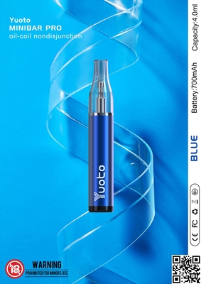 sigarette vuote del sistema chiuso E di capacità 4ml 4-5 volte riutilizzabili