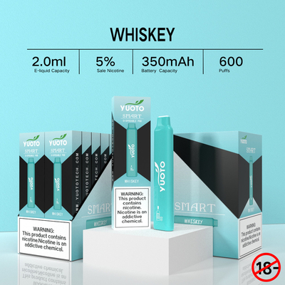 Il sistema eliminabile Yuoto Smart 600 del baccello soffia sapori di totale 12 di Antivari 350 MAh
