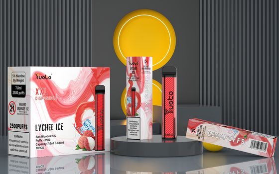 Soffi eliminabili 7Ml di Yuoto Vape XXL 2500 di tecnologie innovarici