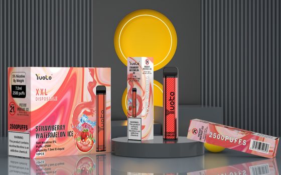 Il sapore di stupore XXL 2500 soffia dispositivo di Vape con il nicotina del sale 50mg