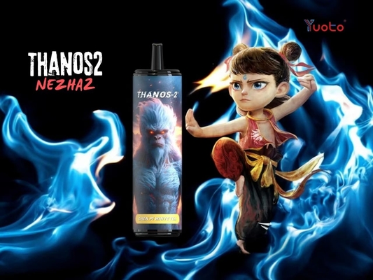 yuoto thanos2 10000 puffs display di livello della batteria a bobina a maglia di vapore usa e getta