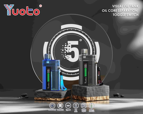 Vape a flusso d'aria regolabile con vernice essiccata a forno e 0% di nicotina