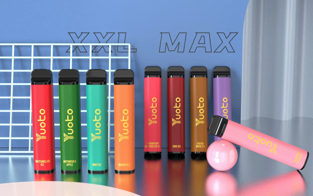 Nuova 16 batteria massima Mesh Coil Wholesale del succo 1200mAh dei soffi 9.0ml E di Yuoto XXL di sapori 3500 io Vape