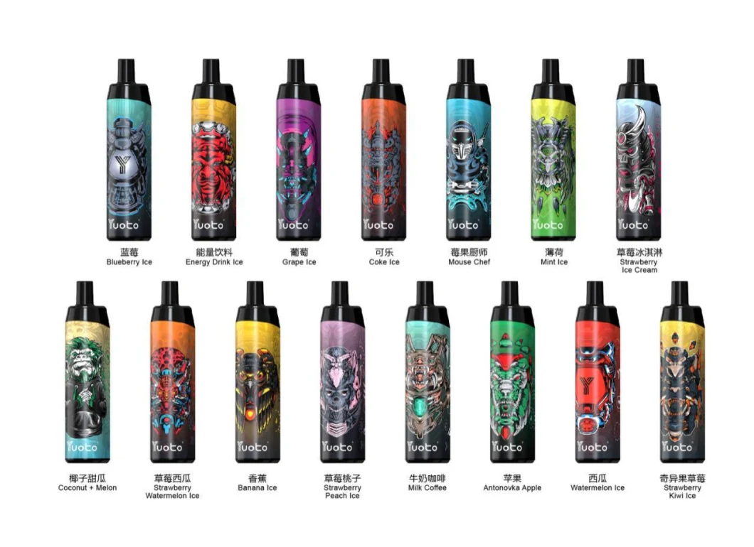 La fabbrica originale Yuoto Thanos 5000 di Shenzhen soffia baccello eliminabile di Mesh Coils Rechargeable 14ml Vape